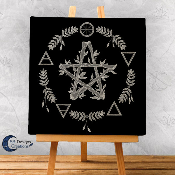 Elemental Magick - Canvas Art - Spiritueel - Hekserij -Heksenhuis-1