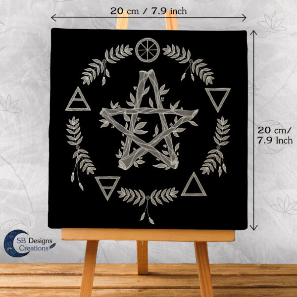 Elemental Magick - Canvas Art - Spiritueel - Hekserij -Heksenhuis-2