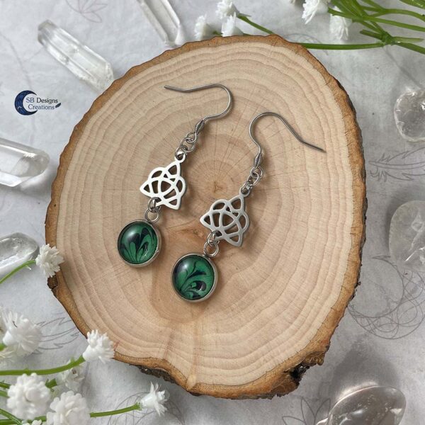 Celtic Heart Oorbellen - Keltische Oorbellen - Pagan Oorbellen - Celtic Witch - SB Designs Creations -3