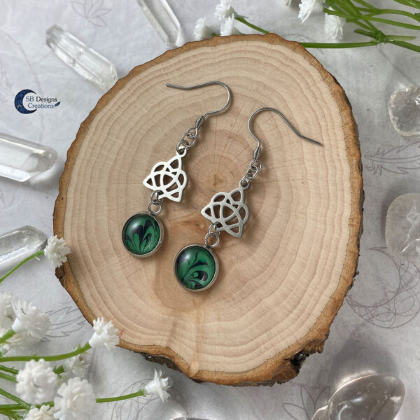 Celtic Heart Oorbellen - Keltische Oorbellen - Pagan Oorbellen - Celtic Witch - SB Designs Creations -4