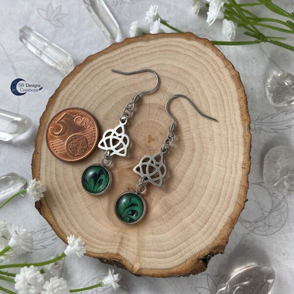 Celtic Heart Oorbellen - Keltische Oorbellen - Pagan Oorbellen - Celtic Witch - SB Designs Creations -5