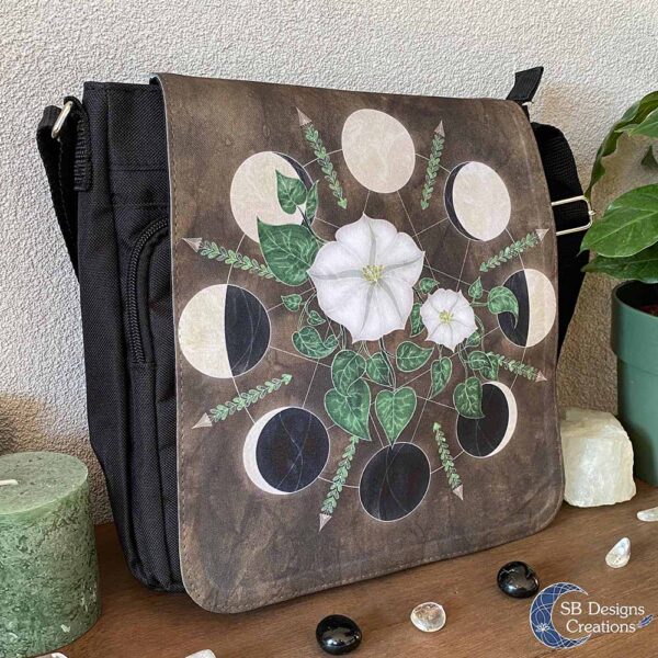 Maanfasen Tas Maanbloemen - Moonflowers - Maankind Tas-2