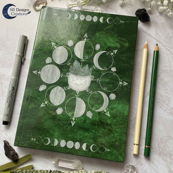 Book of Shadows Moonphases Journal Moon Magick Caudron-5