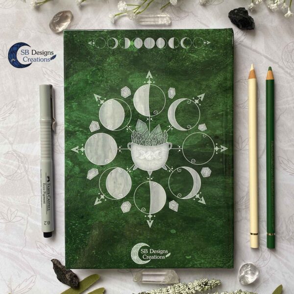 Book of Shadows Moonphases Journal Moon Magick Caudron-7