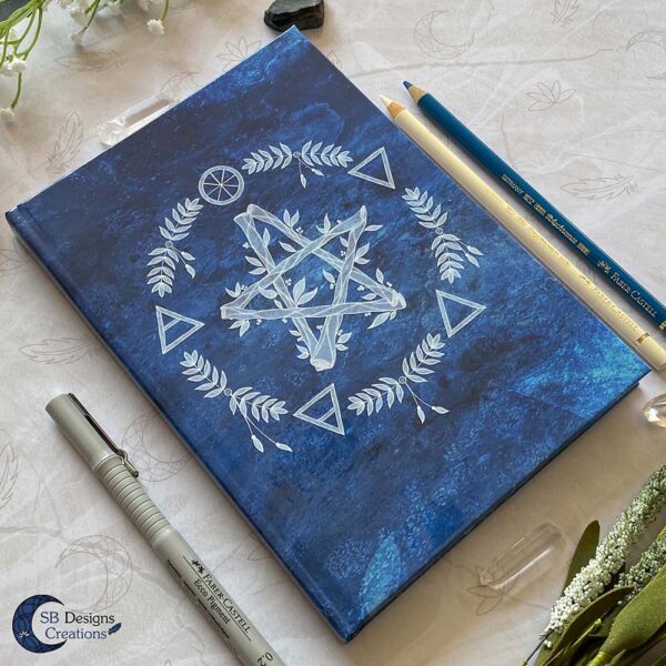 Elementen Magie Pentagram Notitieboek Journal Book of Shadows-3