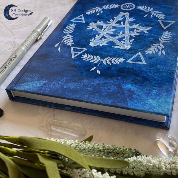 Elementen Magie Pentagram Notitieboek Journal Book of Shadows-5