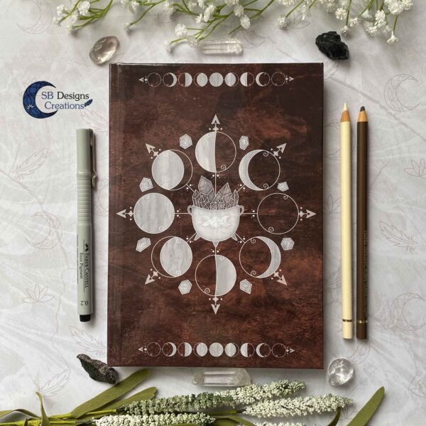 Cauldron Journal Moonphases Notebook A5 Hardcover-1