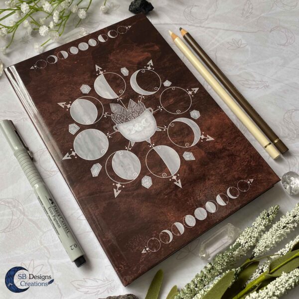 Cauldron Journal Moonphases Notebook A5 Hardcover-3