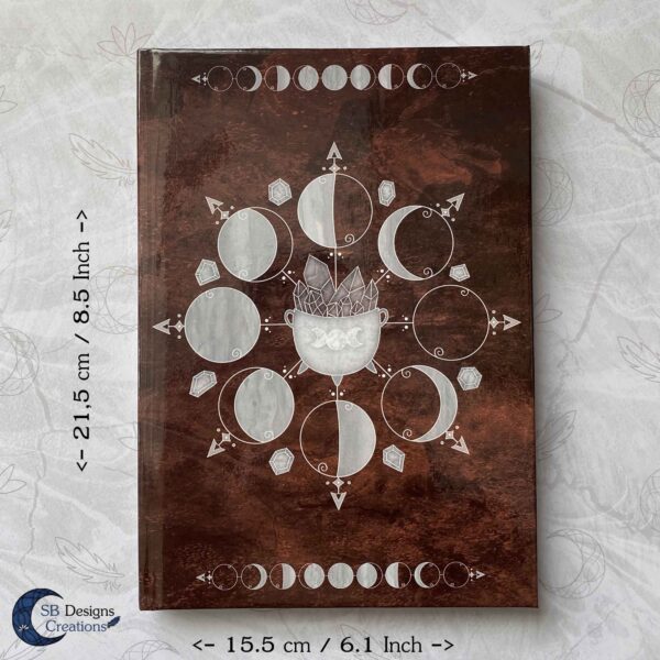 Cauldron Journal Moonphases Notebook A5 Hardcover-7