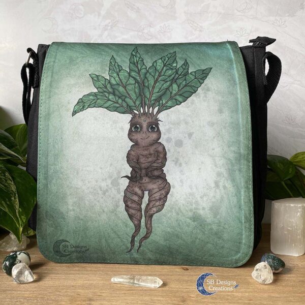 Mandrake Mandragora Fantasy Tas Folklore zwart-1