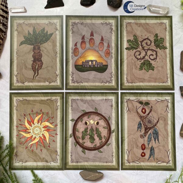 Druid Magick- Pagan Ansichtkaarten Set