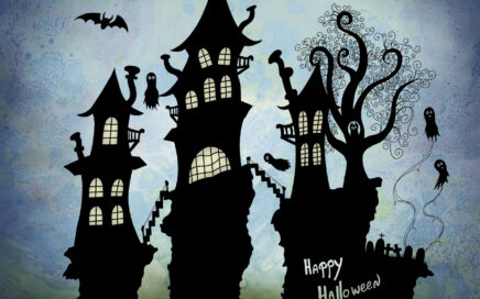 Halloween illustratie SB Designs 2014 Happy Halloween