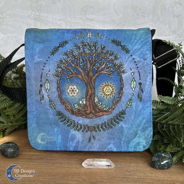 Levensboom Schoudertas Klein Tree of Life Pagan Art Heks Keltisch-1