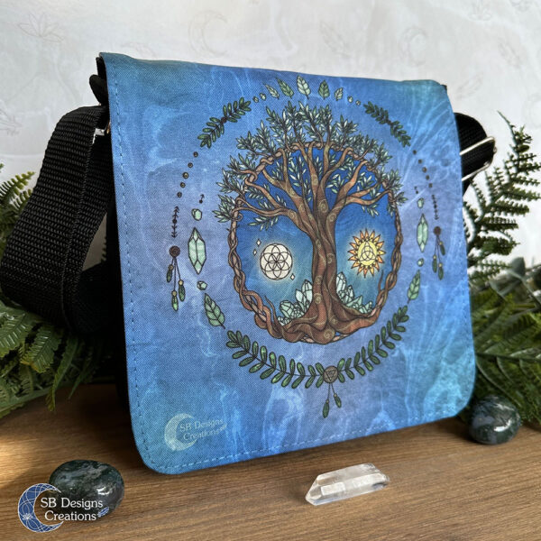 Levensboom Schoudertas Klein Tree of Life Pagan Art Heks Keltisch-2