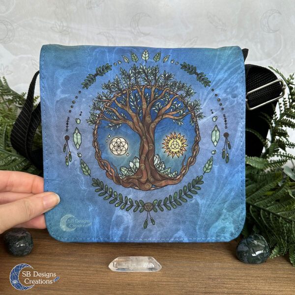 Levensboom Schoudertas Klein Tree of Life Pagan Art Heks Keltisch-4