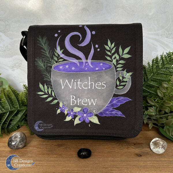 Witches Brew Schoudertas - Heksen Tas- Witch Art-Pagan Art-SB Designs Creations-1