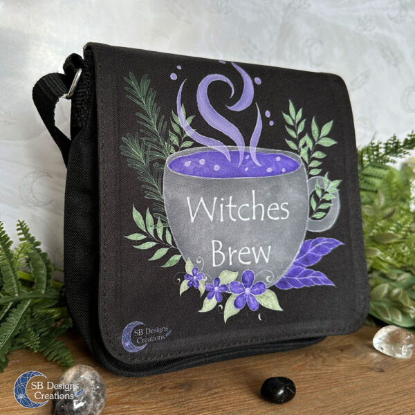 Witches Brew Schoudertas - Heksen Tas- Witch Art-Pagan Art-SB Designs Creations-2