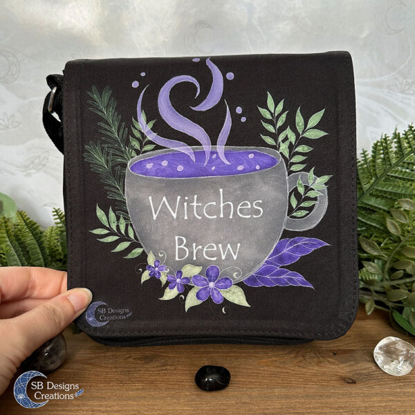 Witches Brew Schoudertas - Heksen Tas- Witch Art-Pagan Art-SB Designs Creations-3