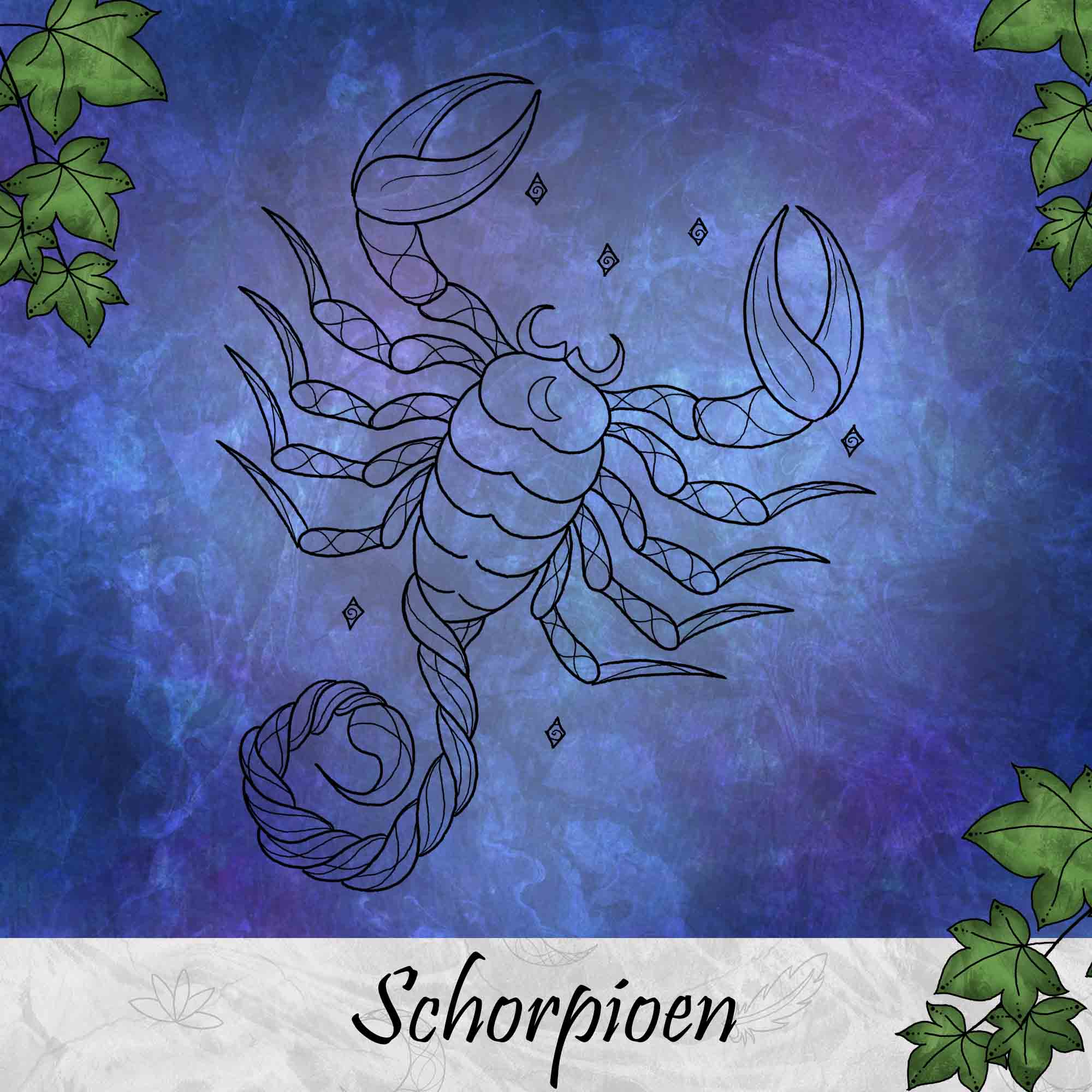 Schorpioen-Sterrenbeeld-Scorpio-Thema-Producten-SBDesignsCreations