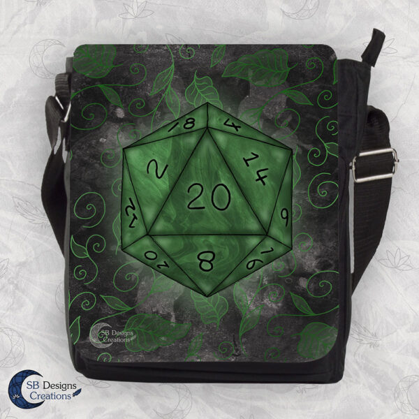 D20 Groen-Forest Druid-D&D Tas Vierkante Schoudertas copy