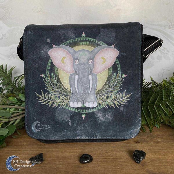 Olifant Krachtdier Animal Spirit Kleine Schoudertas-1