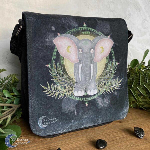 Olifant Krachtdier Animal Spirit Kleine Schoudertas-2