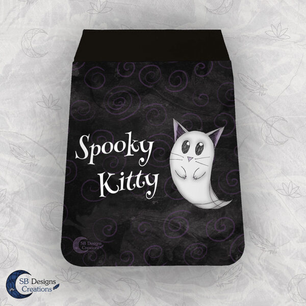 Spooky Kitty Spookkat Losse Tas Flap Vierkant Klein