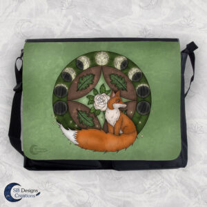 Magie van de Vos Schoudertas Groot Messenger Bag Dieren Animals Art