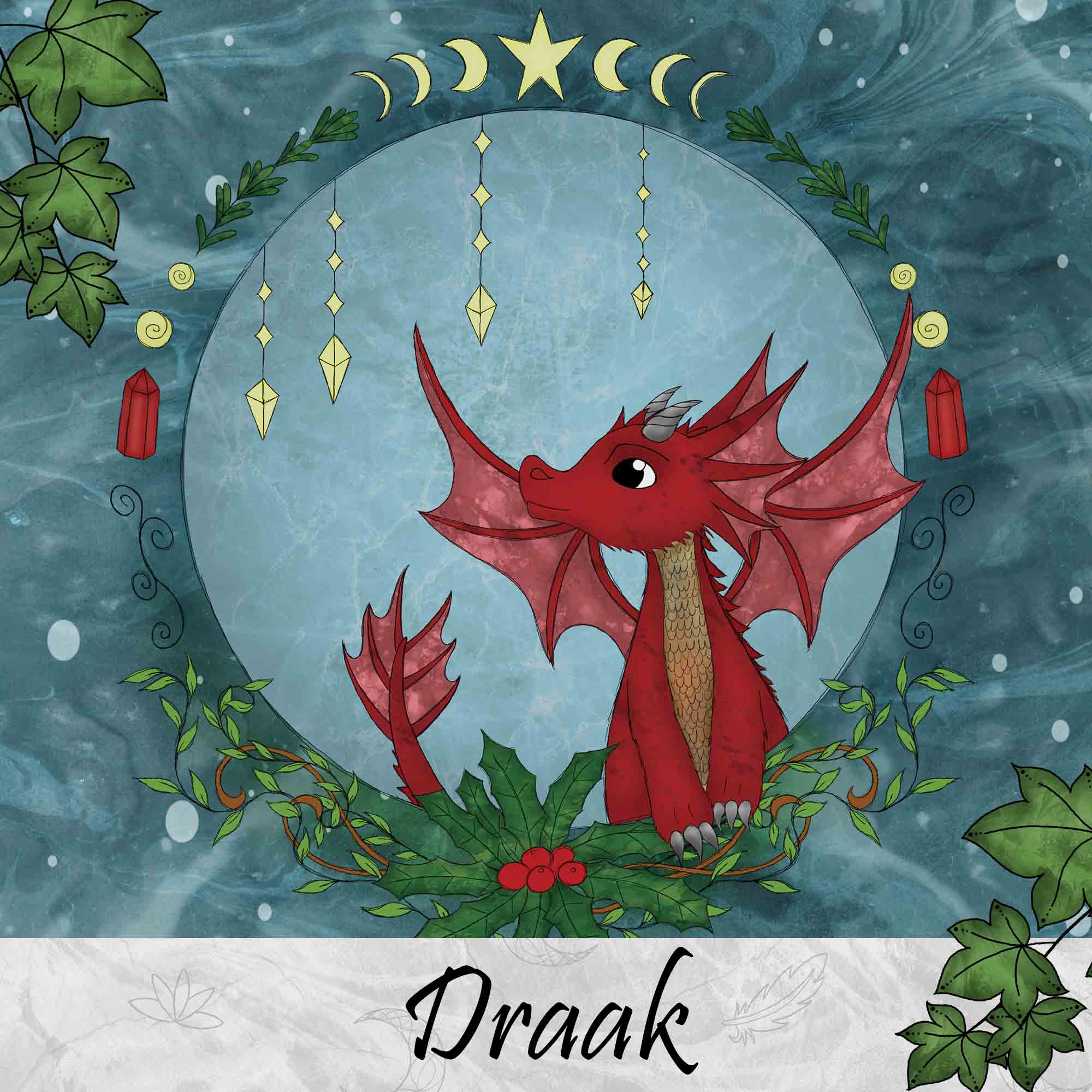 Draak-Dragon-Mythologische Wezens-Thema-Producten-SBDesignsCreations