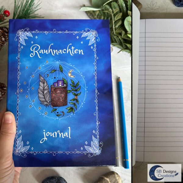 Rauhnachten Journal-Rooknachten-Ruwe Nachten Notitieboek-Magisch Dagboek-Pakket