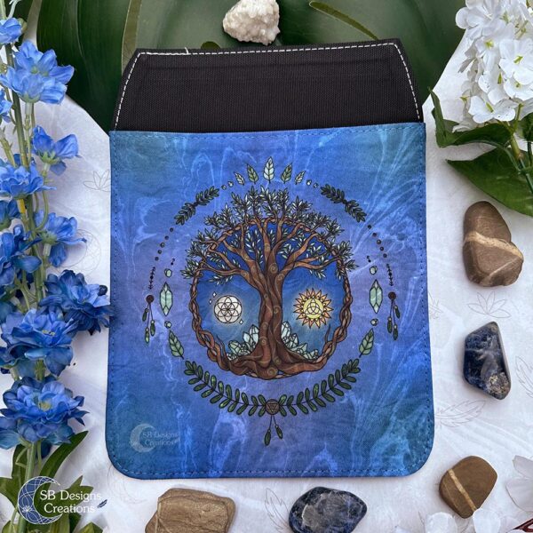 Losse Tas Flap Vierkant Klein-Levensboom Tree of Life-2