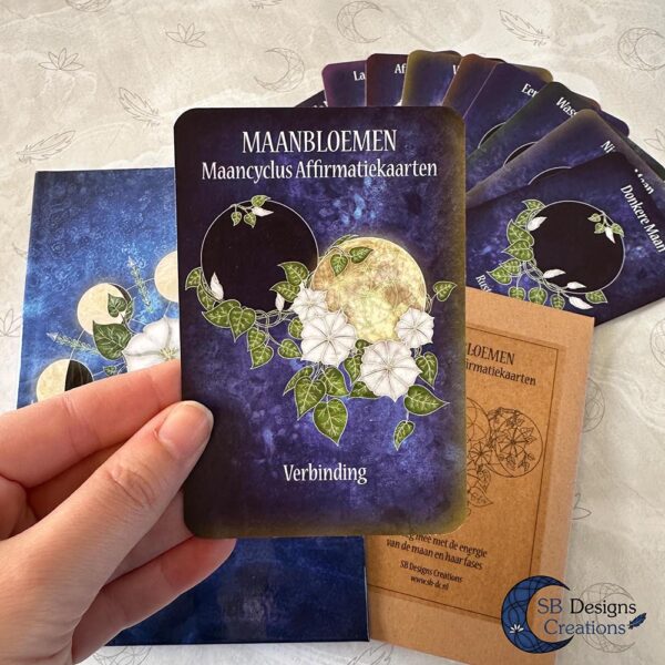 Maankaarten en Maanjournal Maanbloemen Moonflowers Pakket-4