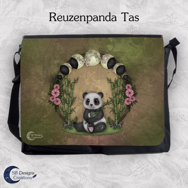 Reuzenpanda Schoudertas - Panda Beer Schooltas - Rechthoek Schoudertas-Dieren Print Tas