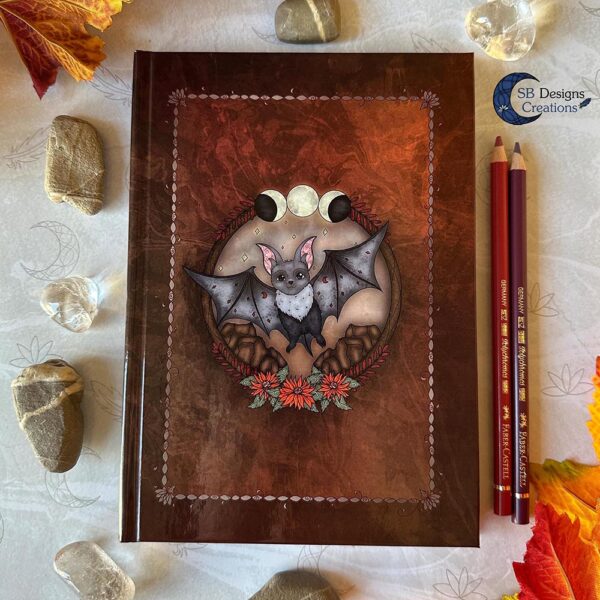 Vleermuis Notitieboek Vampires Journal Vleermuis Krachtdier A5 Hardcover-1