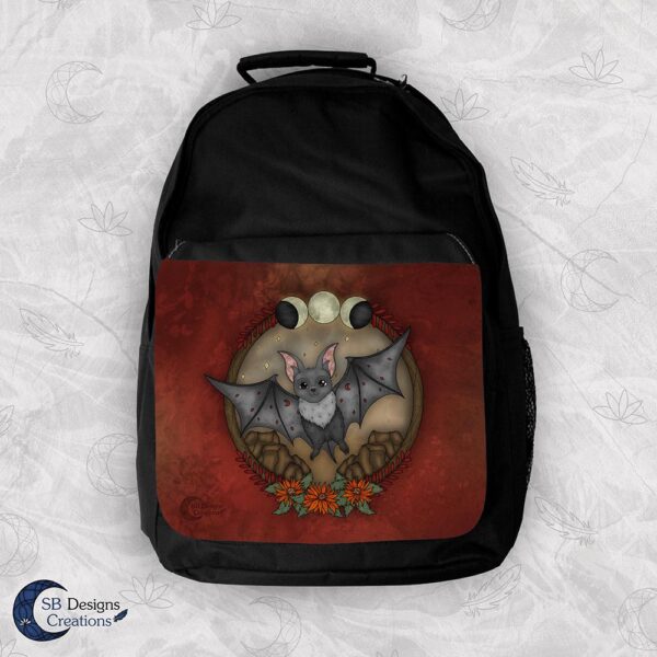 Vleermuis Rugtas Bat Backpack Krachtdier Nachtdier Gothic Tas Dieren Rugzak