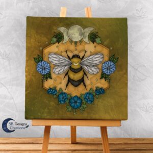 Magie van de Bij Canvas Print - Bumbelbee Art Print Canvas-1